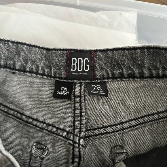 Urban Outfitters BDG Slim Straight Black Cutoff Shorts - 28 - Picture 4 of 4